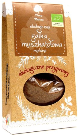 GAŁKA MUSZKATOŁOWA MIELONA BIO 30 g - DARY NATURY DARY NATURY - przyprawy i zioła
