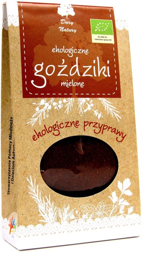 GOŹDZIKI MIELONE BIO 30 g - DARY NATURY DARY NATURY - przyprawy i zioła GOŹDZIKI MIELONE BIO 30 g - DARY NATURY DARY NATURY - przyprawy i zioła