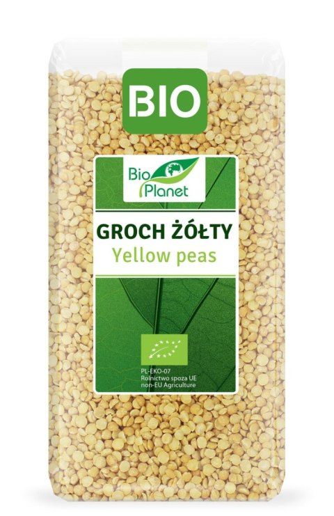 GROCH ŻÓŁTY BIO 500 g - BIO PLANET BIO PLANET - seria ZIELONA (strączkowe) GROCH ŻÓŁTY BIO 500 g - BIO PLANET BIO PLANET - seria ZIELONA (strączkowe)