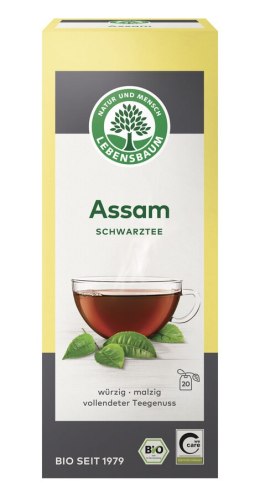 HERBATA CZARNA ASSAM BIO (20 x 2 g) 40 g - LEBENSBAUM LEBENSBAUM (przyprawy, herbaty, kawy)
