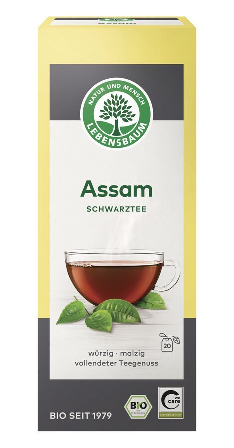 HERBATA CZARNA ASSAM BIO (20 x 2 g) 40 g - LEBENSBAUM LEBENSBAUM (przyprawy, herbaty, kawy) HERBATA CZARNA ASSAM BIO (20 x 2 g) 40 g - LEBENSBAUM LEBENSBAUM (przyprawy, herbaty, kawy)