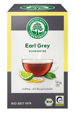 HERBATA CZARNA EARL GREY BIO (20 x 2 g) 40 g - LEBENSBAUM LEBENSBAUM (przyprawy, herbaty, kawy)