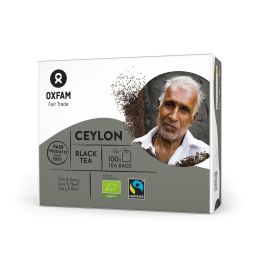 HERBATA CZARNA SRI LANKA FAIR TRADE BIO (100 x 1,8 g) 180 g - OXFAM OXFAM FAIR TRADE (FT) (kawy i inne produkty FT)