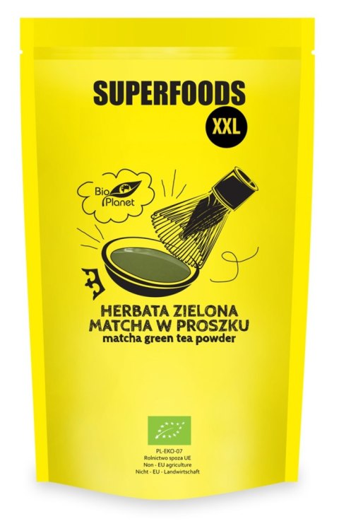 HERBATA ZIELONA MATCHA BIO 500 g - BIO PLANET BIO PLANET - seria SUPERFOODS HERBATA ZIELONA MATCHA BIO 500 g - BIO PLANET BIO PLANET - seria SUPERFOODS