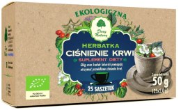 HERBATKA CIŚNIENIE KRWI BIO (25 x 2 g) 50 g - DARY NATURY DARY NATURY - herbatki
