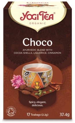 HERBATKA CZEKOLADOWA Z KAKAO (CHOCO) BIO (17 x 2,2 g) 37,4 g - YOGI TEA YOGI TEA (herbaty i herbatki)