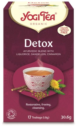 HERBATKA DETOX BIO (17 x 1,8 g) 30,6 g - YOGI TEA YOGI TEA (herbaty i herbatki)