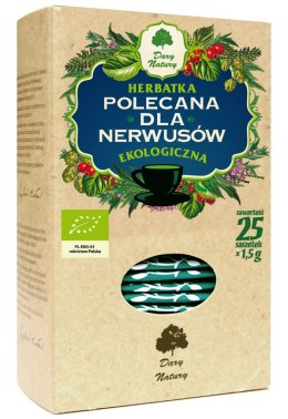 HERBATKA DLA NERWUSÓW BIO (25 x 1,5 g) 37,5 g - DARY NATURY DARY NATURY - herbatki