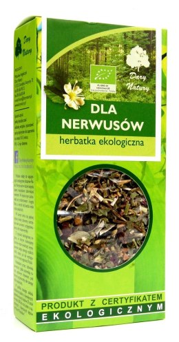 HERBATKA DLA NERWUSÓW BIO 50 g - DARY NATURY DARY NATURY - herbatki