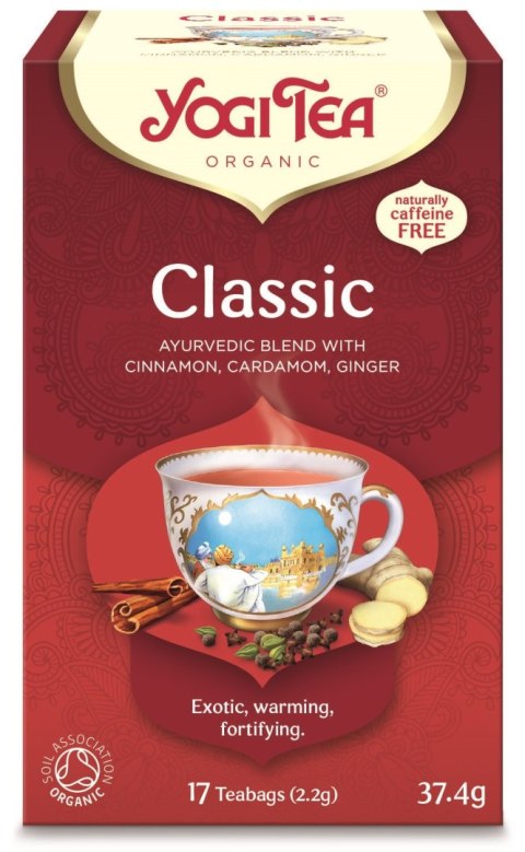 HERBATKA KLASYCZNA (CLASSIC) BIO (17 x 2,2 g) 37,4 g - YOGI TEA YOGI TEA (herbaty i herbatki) HERBATKA KLASYCZNA (CLASSIC) BIO (17 x 2,2 g) 37,4 g - YOGI TEA YOGI TEA (herbaty i herbatki)