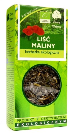 HERBATKA LIŚĆ MALINY BIO 25 g - DARY NATURY DARY NATURY - herbatki