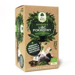 HERBATKA LIŚĆ POKRZYWY PIRAMIDKI BIO (15 x 1 g) 15 g - DARY NATURY DARY NATURY - herbatki