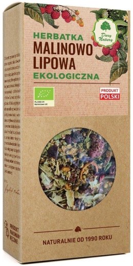 HERBATKA MALINOWO - LIPOWA BIO 80 g - DARY NATURY DARY NATURY - herbatki