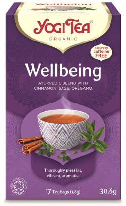 HERBATKA NA DOBRE SAMOPOCZUCIE (WELLBEING) BIO (17 x 1,8 g) 30,6 g - YOGI TEA YOGI TEA (herbaty i herbatki)