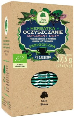 HERBATKA OCZYSZCZENIE BIO (25 x 1,5 g) 37,5 g - DARY NATURY DARY NATURY - herbatki