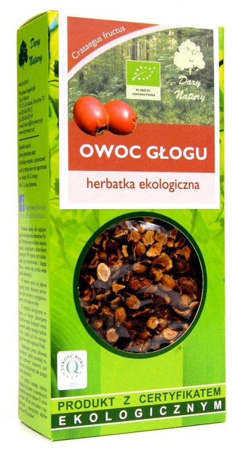 HERBATKA OWOC GŁOGU BIO 100 g - DARY NATURY DARY NATURY - herbatki HERBATKA OWOC GŁOGU BIO 100 g - DARY NATURY DARY NATURY - herbatki