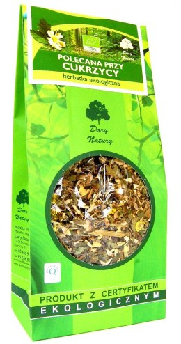 HERBATKA POLECANA PRZY CUKRZYCY BIO 150 g - DARY NATURY DARY NATURY - herbatki