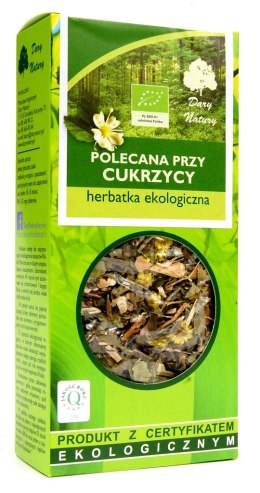 HERBATKA POLECANA PRZY CUKRZYCY BIO 50 g - DARY NATURY DARY NATURY - herbatki