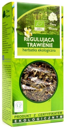 HERBATKA REGULUJĄCA TRAWIENIE BIO 50 g - DARY NATURY DARY NATURY - herbatki