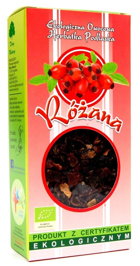 HERBATKA RÓŻANA BIO 100 g - DARY NATURY DARY NATURY - herbatki HERBATKA RÓŻANA BIO 100 g - DARY NATURY DARY NATURY - herbatki