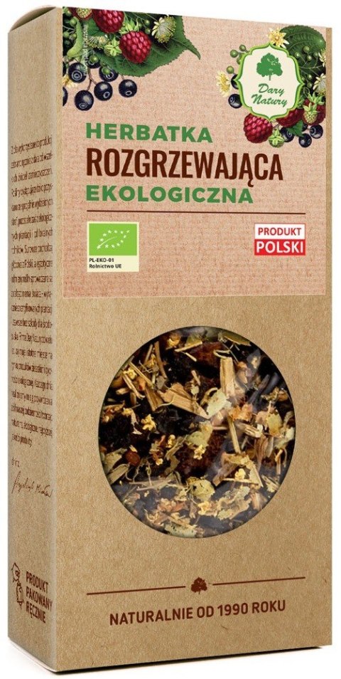 HERBATKA ROZGRZEWAJĄCA BIO 50 g - DARY NATURY DARY NATURY - herbatki HERBATKA ROZGRZEWAJĄCA BIO 50 g - DARY NATURY DARY NATURY - herbatki