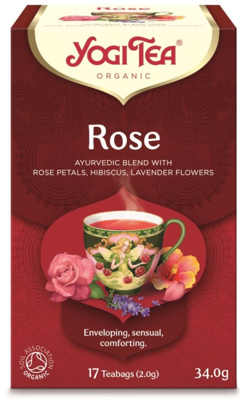 HERBATKA TAO ROSE BIO (17 x 2 g) 34 g - YOGI TEA YOGI TEA (herbaty i herbatki) HERBATKA TAO ROSE BIO (17 x 2 g) 34 g - YOGI TEA YOGI TEA (herbaty i herbatki)