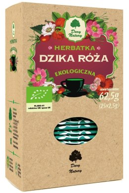 HERBATKA Z DZIKIEJ RÓŻY BIO (25 x 2,5 g) 62,5 g - DARY NATURY DARY NATURY - herbatki