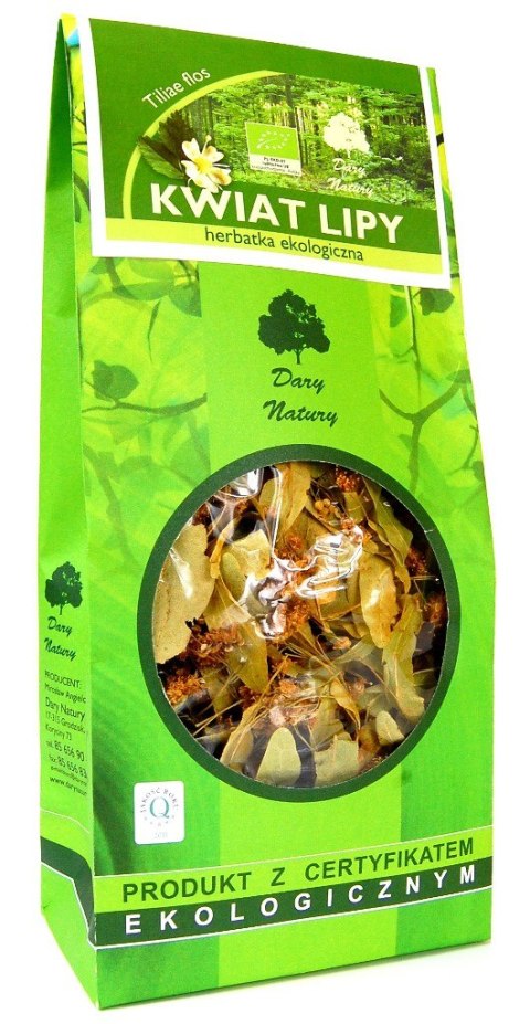 HERBATKA Z KWIATU LIPY BIO 30 g - DARY NATURY DARY NATURY - herbatki HERBATKA Z KWIATU LIPY BIO 30 g - DARY NATURY DARY NATURY - herbatki