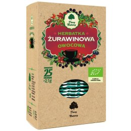 HERBATKA ŻURAWINOWO - OWOCOWA BIO (25 x 2,5 g) 62,5 g - DARY NATURY DARY NATURY - herbatki