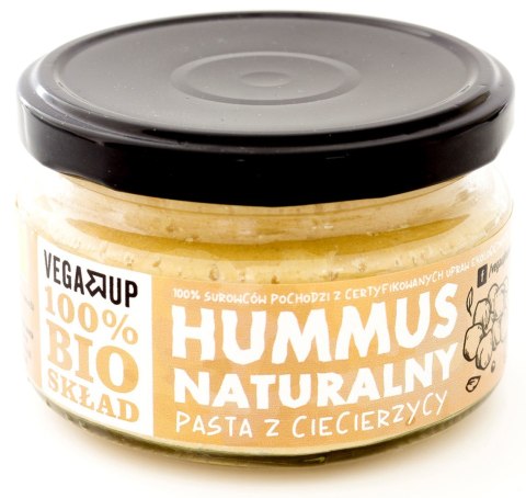 HUMMUS NATURALNY BIO 190 g - VEGA UP VEGA UP (pasztety i pasty vege) HUMMUS NATURALNY BIO 190 g - VEGA UP VEGA UP (pasztety i pasty vege)