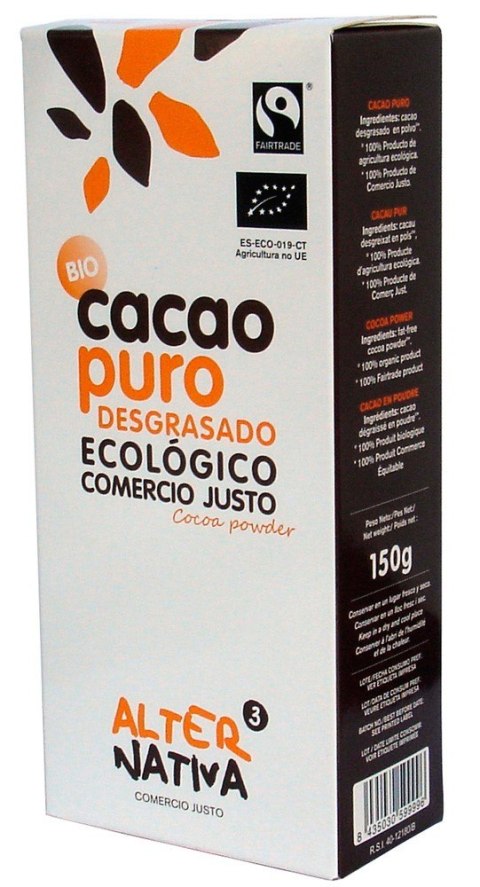 KAKAO W PROSZKU FAIR TRADE BEZGLUTENOWE BIO 150 g - ALTERNATIVA3 ALTERNATIVA3 (kawy, lizaki, cukier, kakao) KAKAO W PROSZKU FAIR TRADE BEZGLUTENOWE BIO 150 g - ALTERNATIVA3 ALTERNATIVA3 (kawy, lizaki, cukier, kakao)