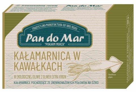 KAŁAMARNICA HUMBOLDTA W BIO OLIWIE Z OLIWEK EXTRA VIRGIN 120 g - PAN DO MAR PAN DO MAR (rybołówstwo zrównoważone) KAŁAMARNICA HUMBOLDTA W BIO OLIWIE Z OLIWEK EXTRA VIRGIN 120 g - PAN DO MAR PAN DO MAR (rybołówstwo zrównoważone)