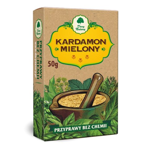 KARDAMON MIELONY 50 g - DARY NATURY DARY NATURY - przyprawy i zioła KARDAMON MIELONY 50 g - DARY NATURY DARY NATURY - przyprawy i zioła