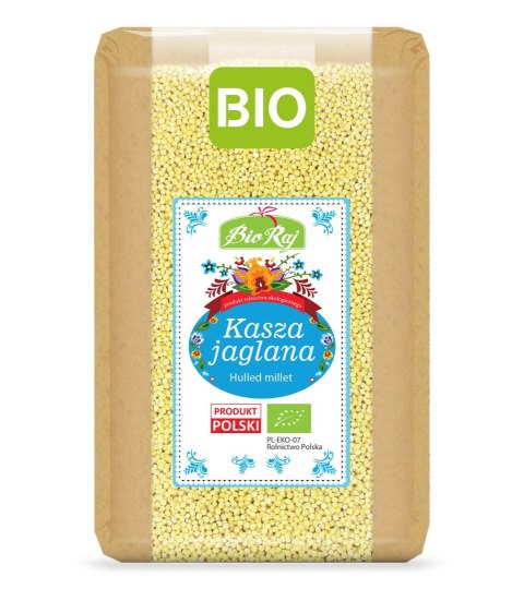 KASZA JAGLANA BIO (POLSKA) 1 kg - BIO RAJ BIO RAJ (100 % z Polski) KASZA JAGLANA BIO (POLSKA) 1 kg - BIO RAJ BIO RAJ (100 % z Polski)