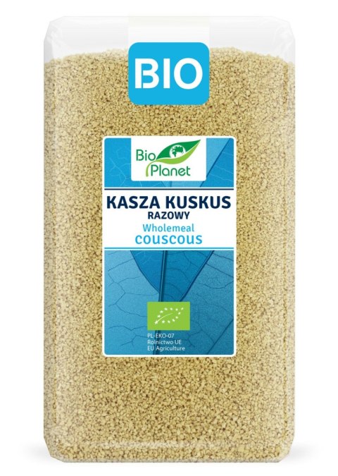 KASZA KUSKUS RAZOWY BIO 1 kg - BIO PLANET BIO PLANET - seria NIEBIESKA (ryże, kasze, ziarna) KASZA KUSKUS RAZOWY BIO 1 kg - BIO PLANET BIO PLANET - seria NIEBIESKA (ryże, kasze, ziarna)