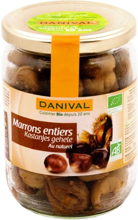 KASZTANY JADALNE CAŁE (GOTOWANE) BIO 320 g - DANIVAL DANIVAL (miso, kasztany jadalne) KASZTANY JADALNE CAŁE (GOTOWANE) BIO 320 g - DANIVAL DANIVAL (miso, kasztany jadalne)