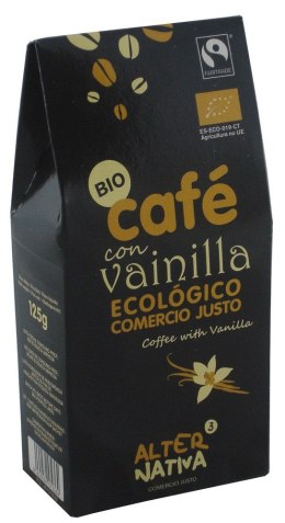 KAWA MIELONA ARABICA/ROBUSTA Z WANILIĄ FAIR TRADE BIO 125 g - ALTERNATIVA3 ALTERNATIVA3 (kawy, lizaki, cukier, kakao)