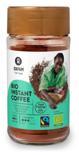 KAWA ROZPUSZCZALNA ARABICA/ROBUSTA TANZANIA FAIR TRADE BIO 100 g - OXFAM OXFAM FAIR TRADE (FT) (kawy i inne produkty FT)