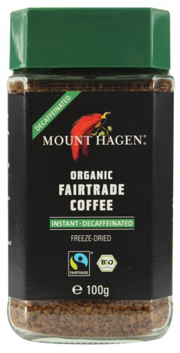KAWA ROZPUSZCZALNA BEZKOFEINOWA ARABICA/ROBUSTA FAIR TRADE BIO 100 g - MOUNT HAGEN MOUNT HAGEN (kawy)