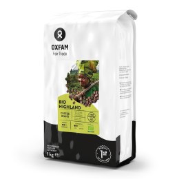 KAWA ZIARNISTA ARABICA/ROBUSTA WYSOKOGÓRSKA FAIR TRADE BIO 1 kg - OXFAM OXFAM FAIR TRADE (FT) (kawy i inne produkty FT)