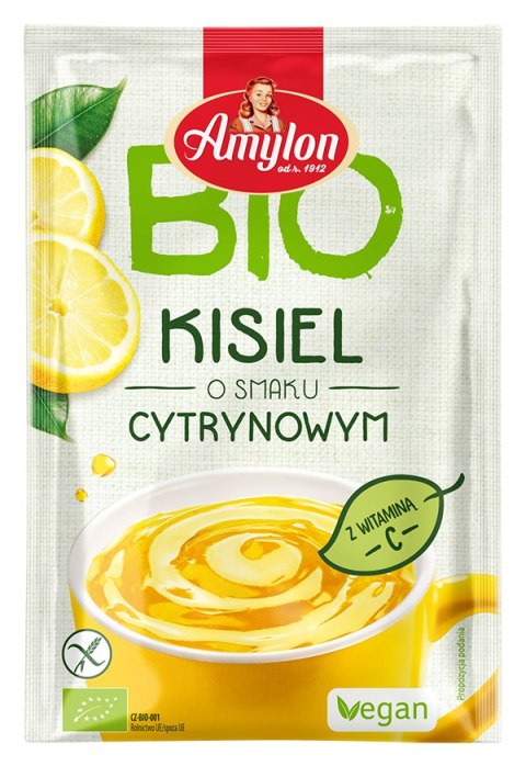 KISIEL INSTANT O SMAKU CYTRYNOWYM BEZGLUTENOWY BIO 30 g - AMYLON AMYLON (budynie, galaretki,kisiele,cukry, skrobie KISIEL INSTANT O SMAKU CYTRYNOWYM BEZGLUTENOWY BIO 30 g - AMYLON AMYLON (budynie, galaretki,kisiele,cukry, skrobie