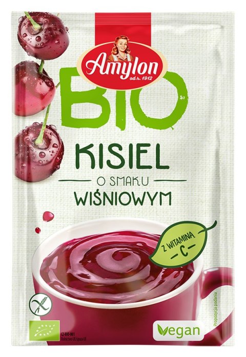 KISIEL INSTANT O SMAKU WIŚNIOWYM BEZGLUTENOWY BIO 30 g - AMYLON AMYLON (budynie, galaretki,kisiele,cukry, skrobie KISIEL INSTANT O SMAKU WIŚNIOWYM BEZGLUTENOWY BIO 30 g - AMYLON AMYLON (budynie, galaretki,kisiele,cukry, skrobie