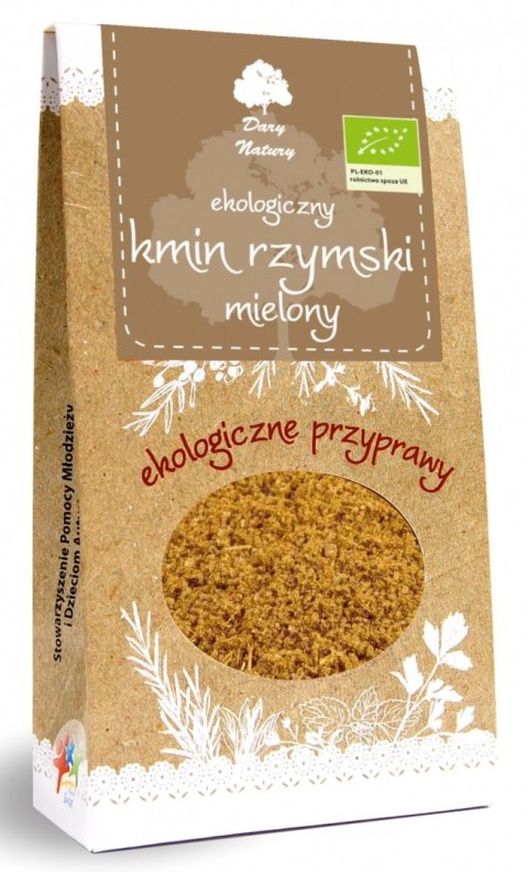 KMIN RZYMSKI MIELONY BIO 30 g - DARY NATURY DARY NATURY - przyprawy i zioła KMIN RZYMSKI MIELONY BIO 30 g - DARY NATURY DARY NATURY - przyprawy i zioła