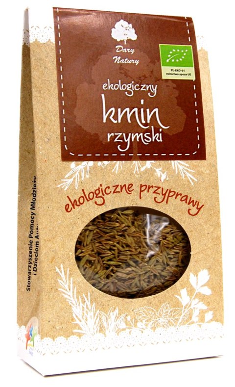 KMIN RZYMSKI NASIONA BIO 30 g - DARY NATURY DARY NATURY - przyprawy i zioła KMIN RZYMSKI NASIONA BIO 30 g - DARY NATURY DARY NATURY - przyprawy i zioła