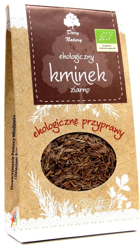 KMINEK ZIARNO BIO 60 g - DARY NATURY DARY NATURY - przyprawy i zioła KMINEK ZIARNO BIO 60 g - DARY NATURY DARY NATURY - przyprawy i zioła