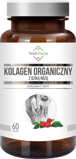KOLAGEN MORSKI Z DZIKĄ RÓŻĄ 60 KAPSUŁEK - SOUL FARM SOUL FARM (witaminy i ekstrakty)