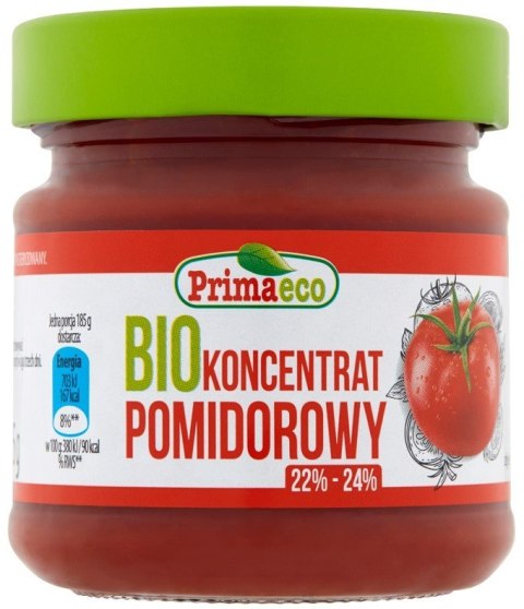 KONCENTRAT POMIDOROWY 22 % - 24 % BIO 185 g - PRIMAVIKA (PRIMAECO) PRIMAVIKA (przetwory i pasty vege) KONCENTRAT POMIDOROWY 22 % - 24 % BIO 185 g - PRIMAVIKA (PRIMAECO) PRIMAVIKA (przetwory i pasty vege)