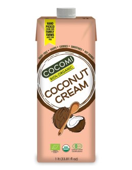 KREM KOKOSOWY BEZ DODATKU CUKRÓW BIO 1 L - COCOMI COCOMI (wody kokosowe, oleje kokosowe, śmietanki)