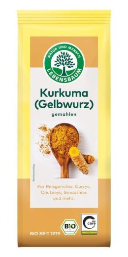 KURKUMA MIELONA BIO 50 g - LEBENSBAUM LEBENSBAUM (przyprawy, herbaty, kawy)