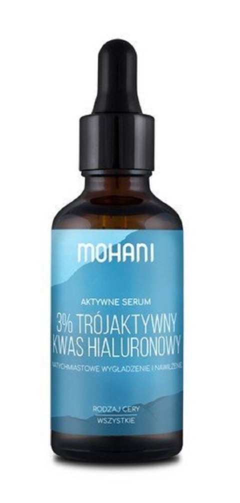 KWAS HIALURONOWY TRÓJAKTYWNY ŻEL 50 ml - MOHANI MOHANI (kosmetyki) KWAS HIALURONOWY TRÓJAKTYWNY ŻEL 50 ml - MOHANI MOHANI (kosmetyki)